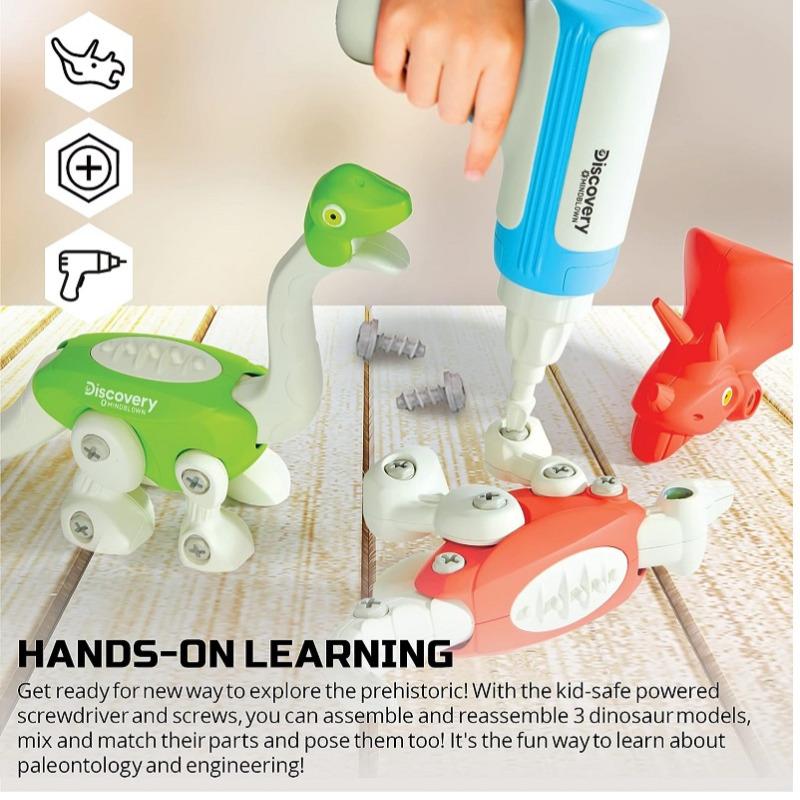 Discovery Mindblown Dinosaur Construction Set - 90 Pcs