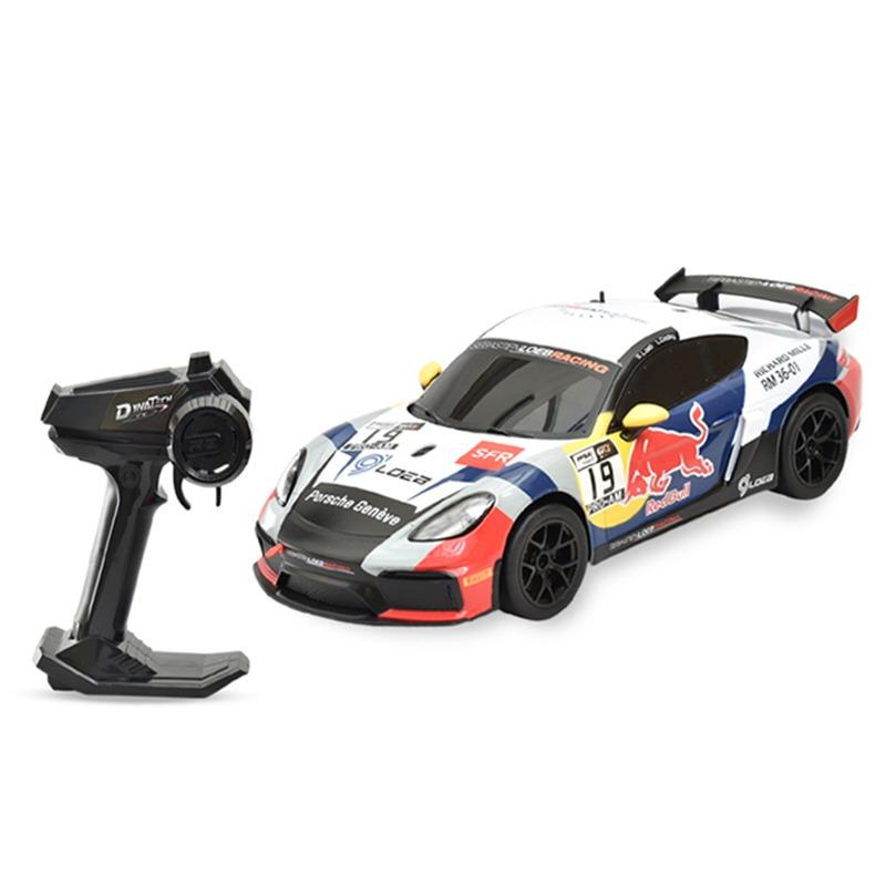 Porsche 718 Cayman GT4 Clubsport RC Car – Sébastien Loeb Racing Edition (White & Blue)