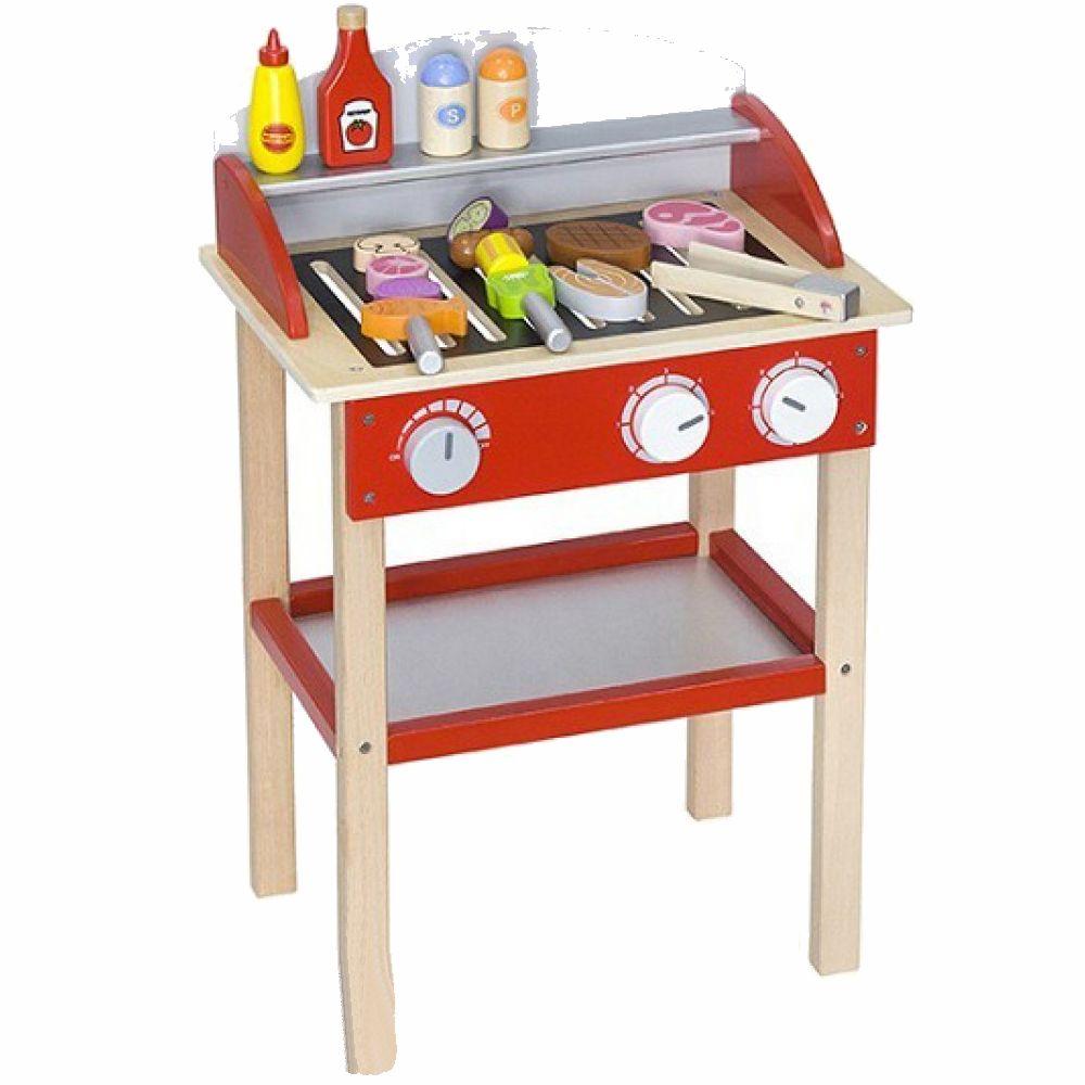 VIGA Wooden Standing Barbecue