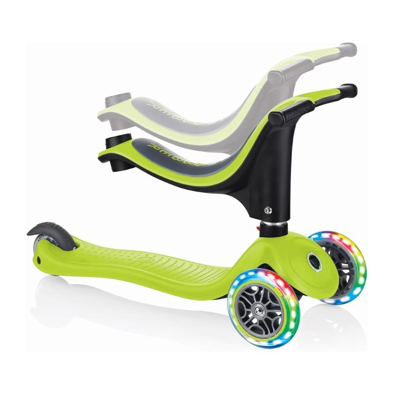 Globber Go up Sporty Lights Scooter Green