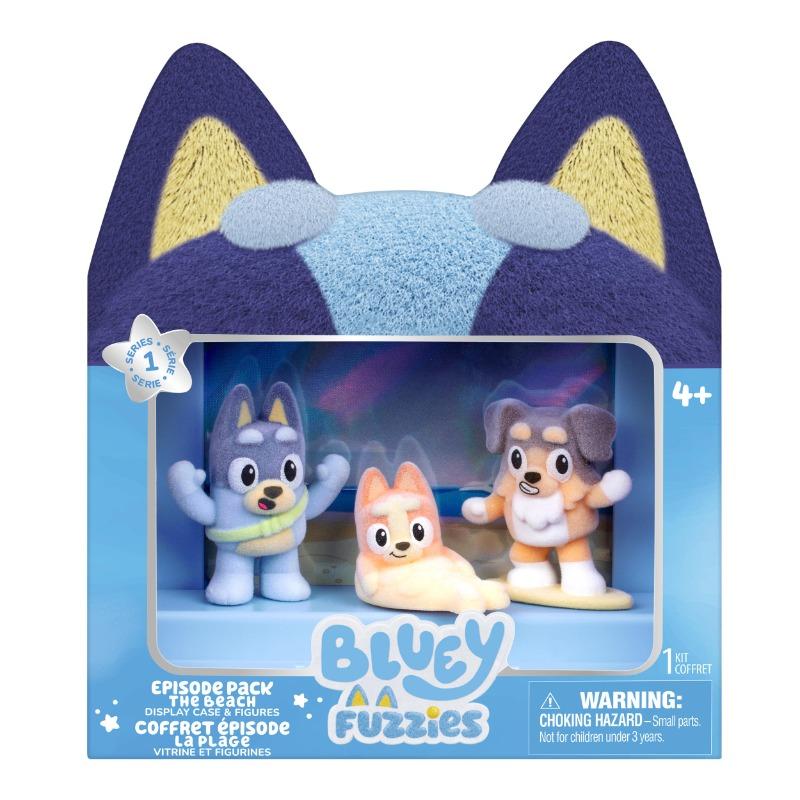 Bluey S14 Fuzzies Episode Pack The Beach – Collectible Play Figures