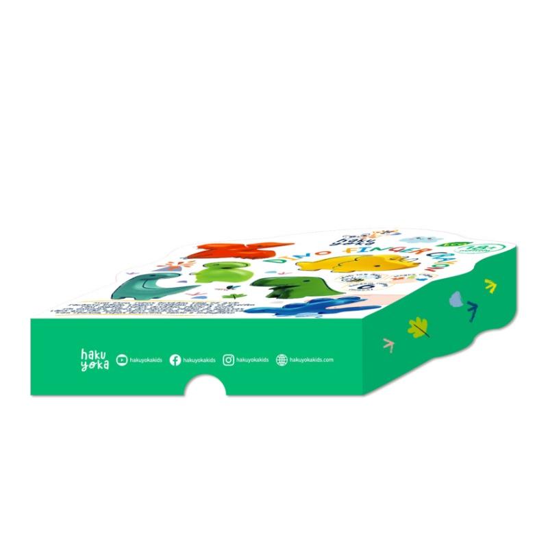 Dino Finger Crayons - 6 Random Colours