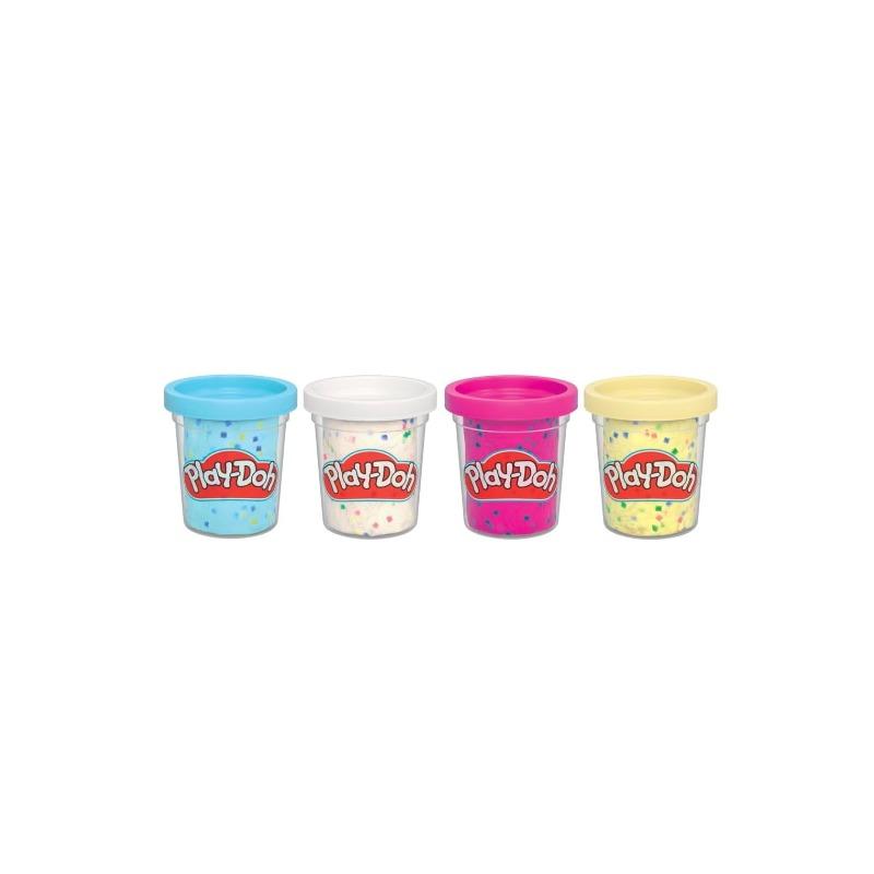 Play Doh Shimmery Mettalic Pack Clay Set - 4 Pack