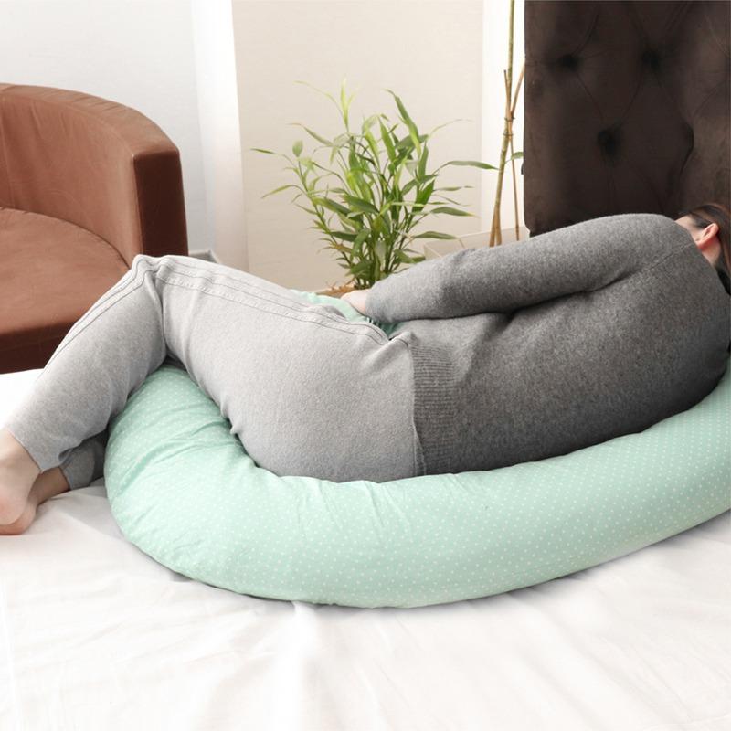 Moon Maternity Pillow Green
