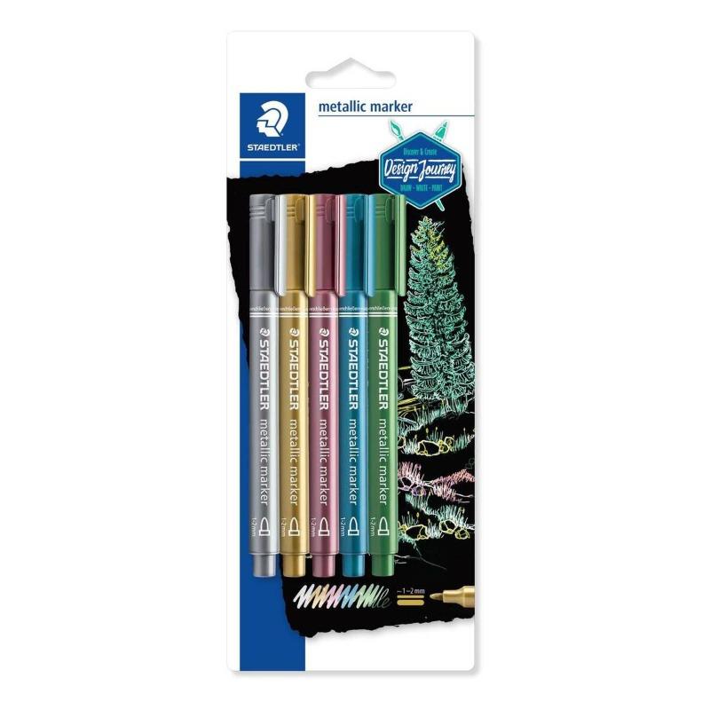 Staedtler Shade Metallic Color Marker - 5 colors