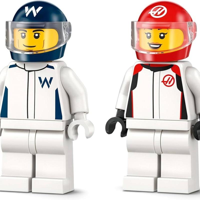 Lego City F1 Williams Racing & Haas Race Cars Vehicle Toy Set 60464