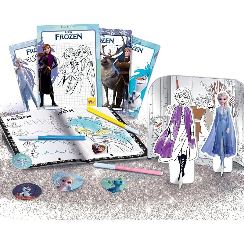 Lisciani Frozen Backpack Coloring And Drawing Kit