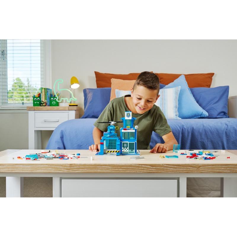 Max Build Bricks City Police Station Playset