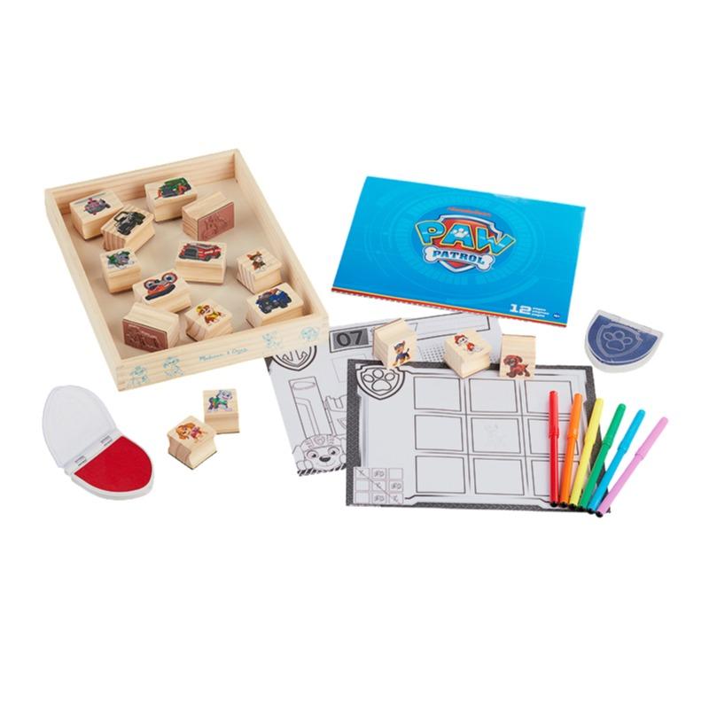 Melissa and Doug Paw Patrol Wooden Stamps Activity Set