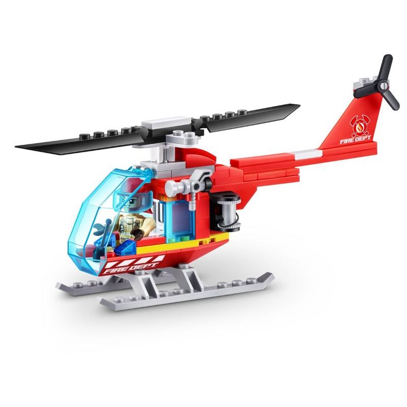 MAX City Brick Box Fire Station Playset