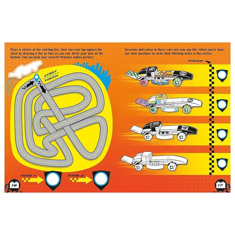 LEGO Build and Stick Custom Cars Book