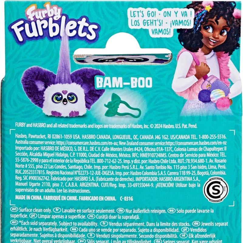 Furby Furblets Bam Boo Mini Friend Plush Toy
