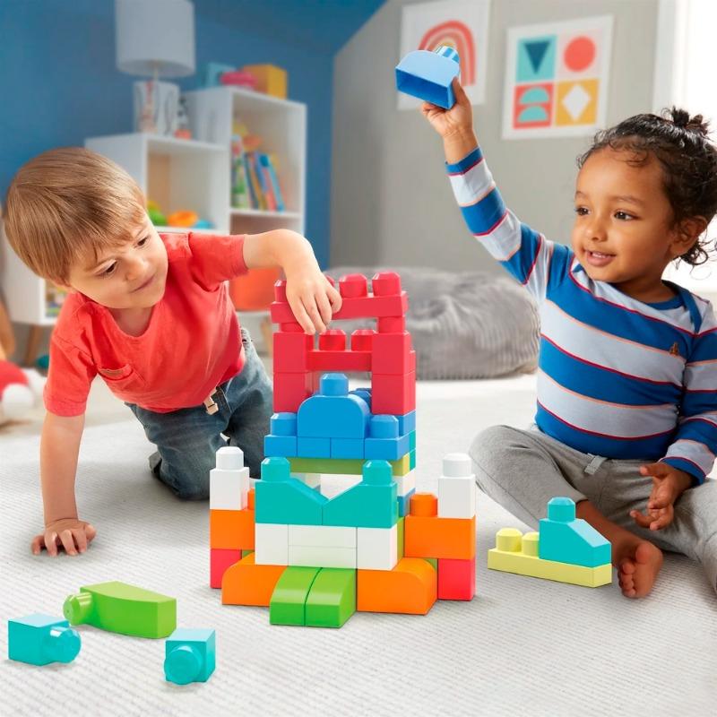 Mega Bloks Big Building Bag 60 Pieces - Pink