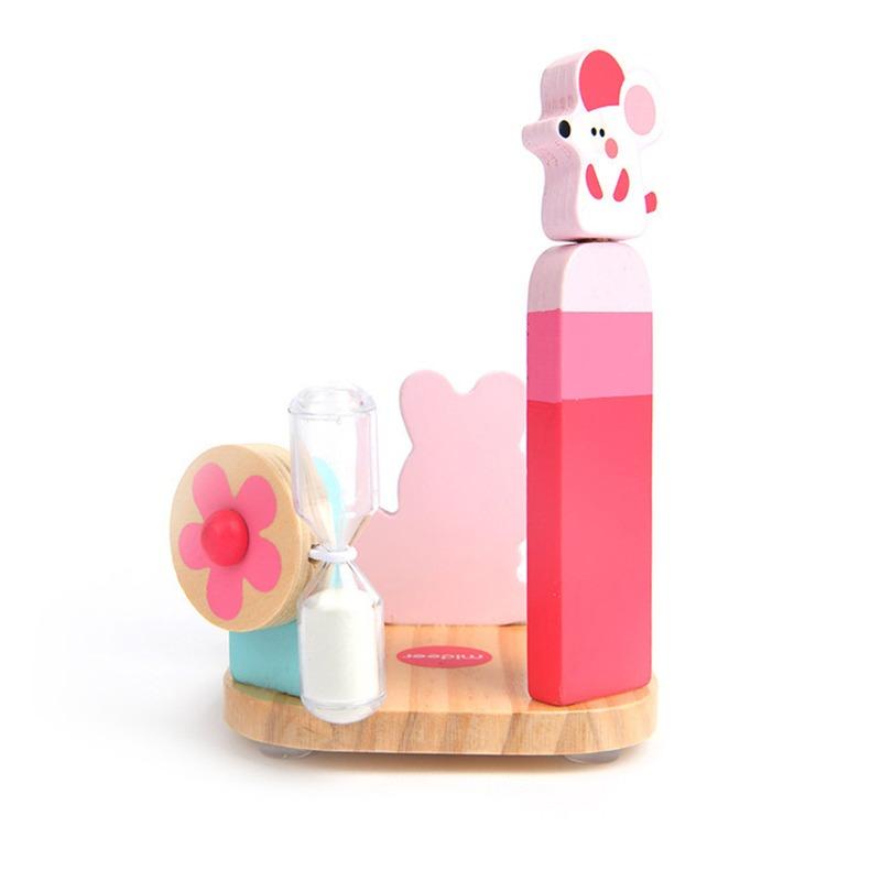 Mideer Baby Toothbrush With Sand Timer - Pink