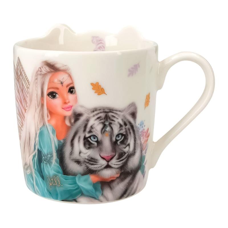 Top Model Mug Cat Design 300 ml -White