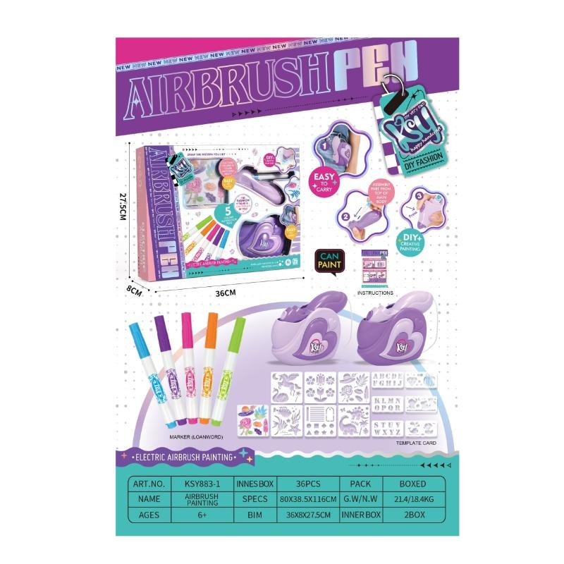 Dip Air Brush Pen Set For Kids