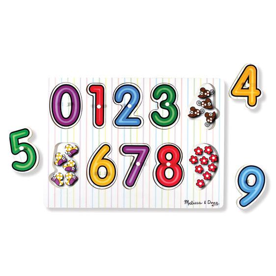 Melissa and Doug See-Inside Numbers Peg