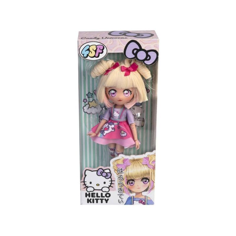 Official Hello Kitty Manga Doll - Cute Blue Pink Edition
