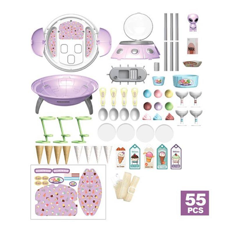 Ufo Ice Kream Set - Purple