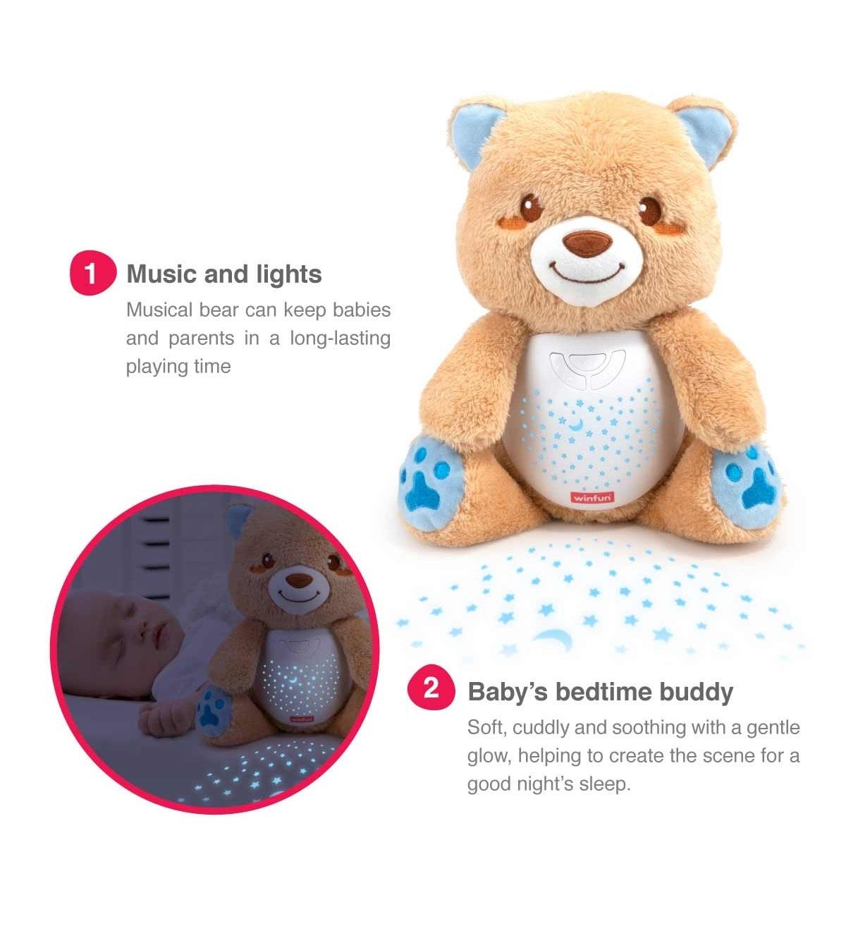Winfun Starry Lights Bear 2 In 1