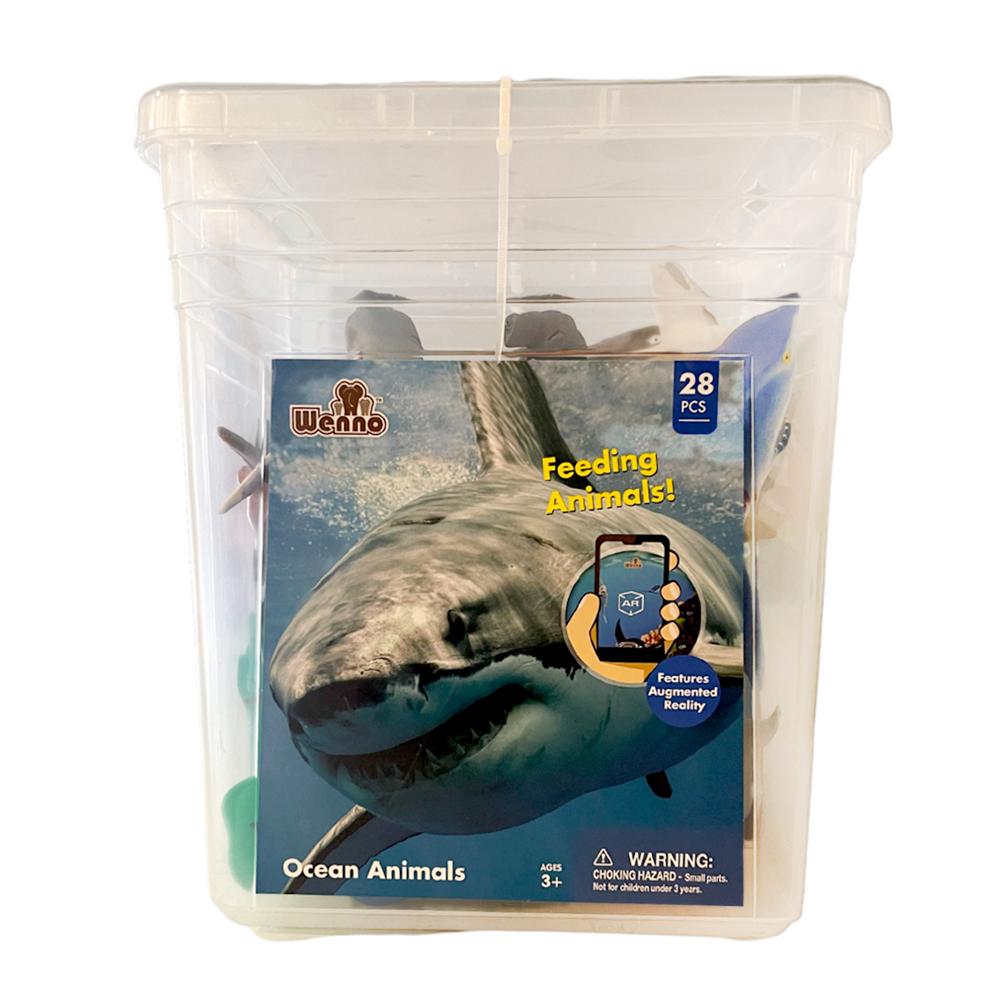 Wenno Ocean Animals Playset - 28 Pcs