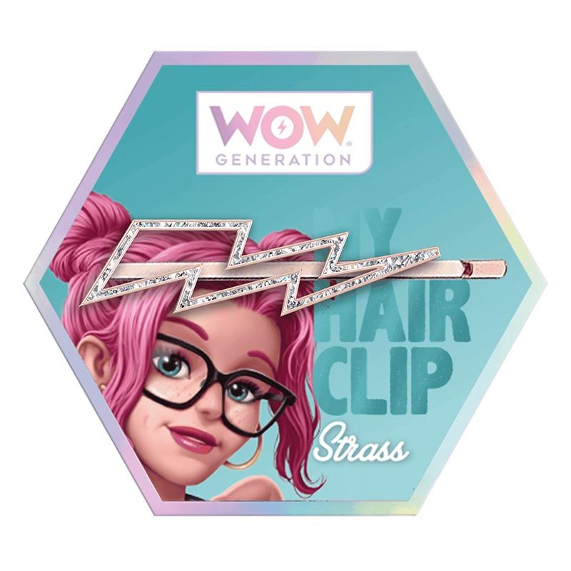 Wow Generation Glitter Hair Pins With Message - Multi Shapes