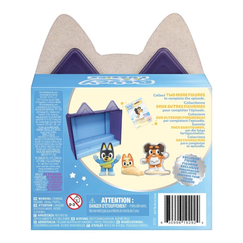 Bluey S14 Fuzzies Episode Pack The Beach – Collectible Play Figures