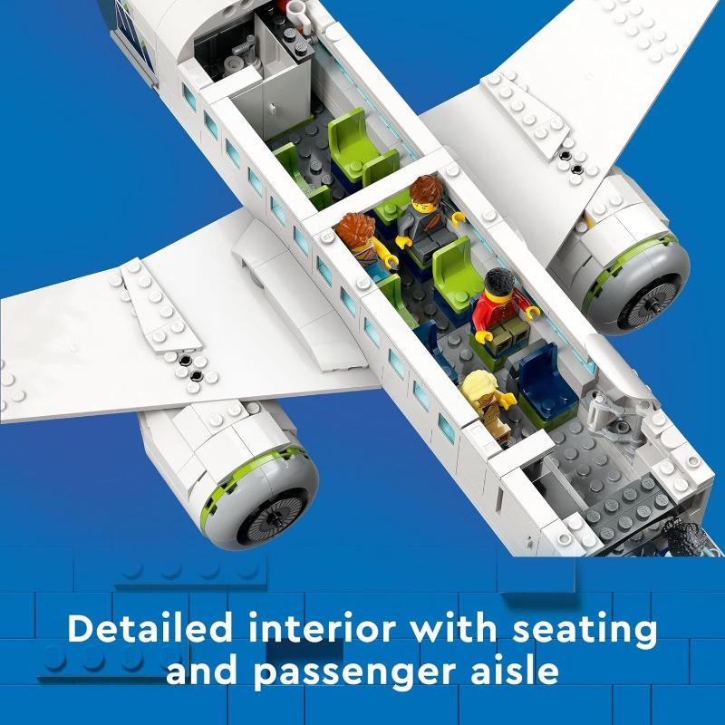 LEGO City Passenger Airplane Building Blocks