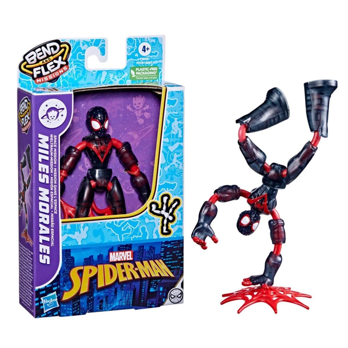 Spiderman Bend And Flex Miles Morales Space Mission