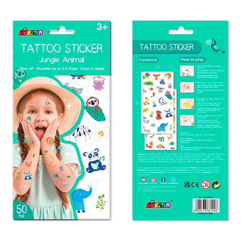 Tattoo Stickers 50 Pcs - Forest
