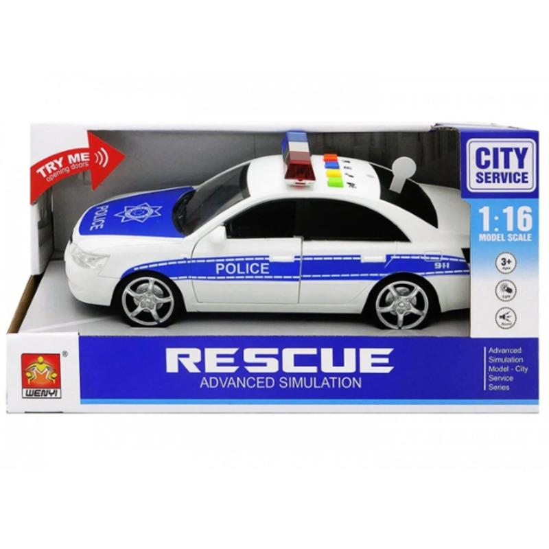 Wenyi Police Car with Lights and Siren