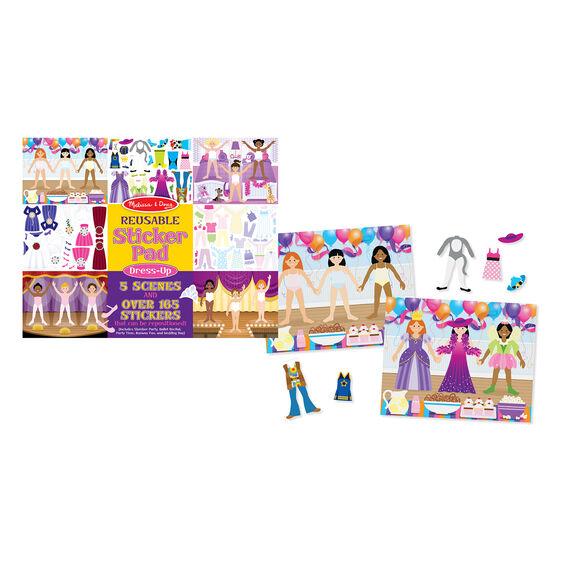 Melissa and Doug Reusable Sticker Pad Dress Up