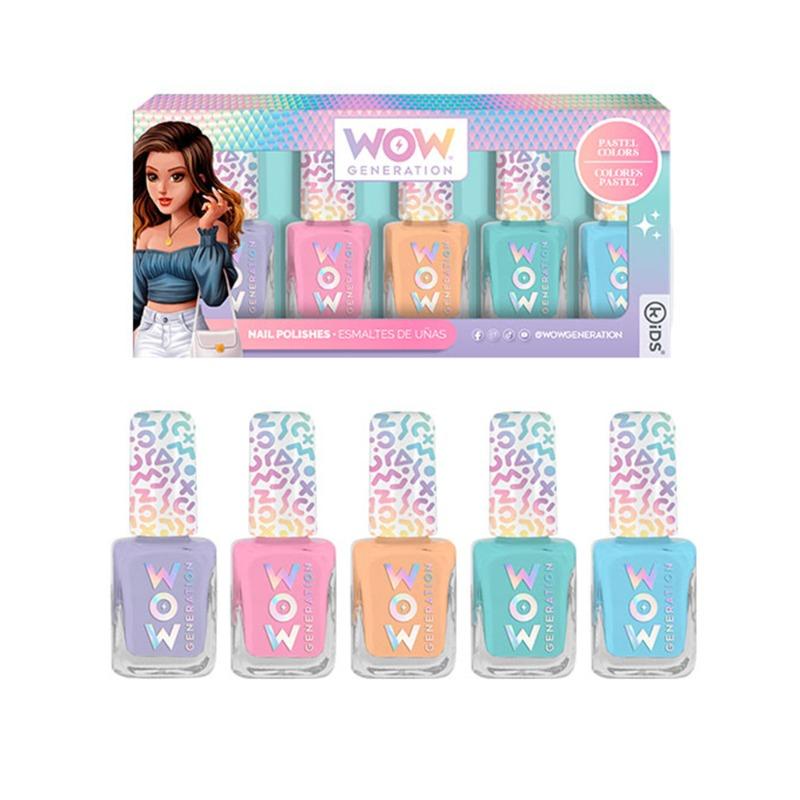 Wow Generation Nail Polish Pastel Colors - 5 Colors