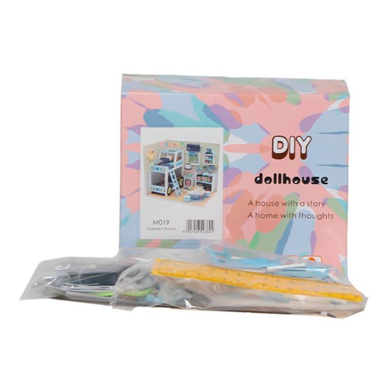 Mini Luminous Wooden Dollhouse