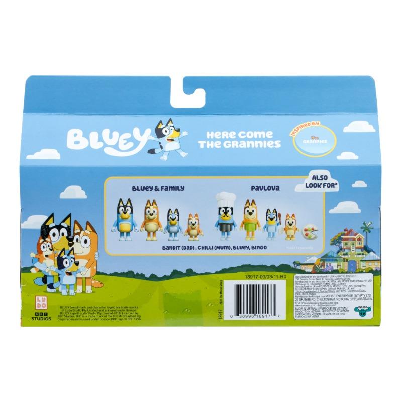 Bluey Figure 4 Pack Grannies S14 – Collectible Playset