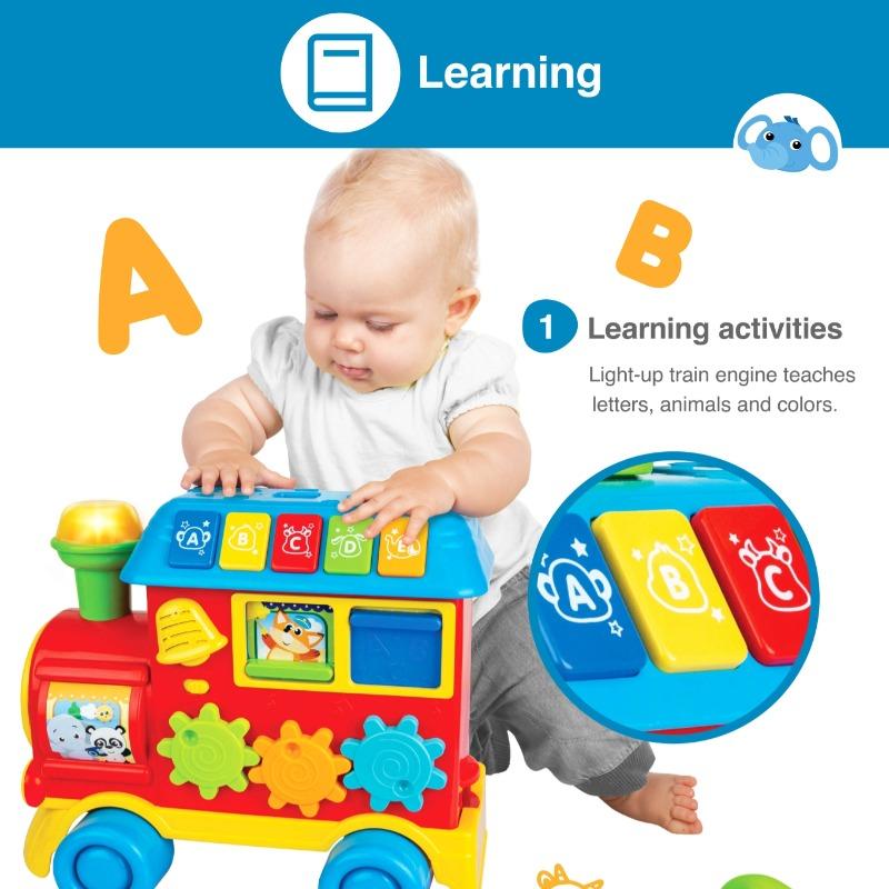 WinFun Walker Ride-On Learning Train