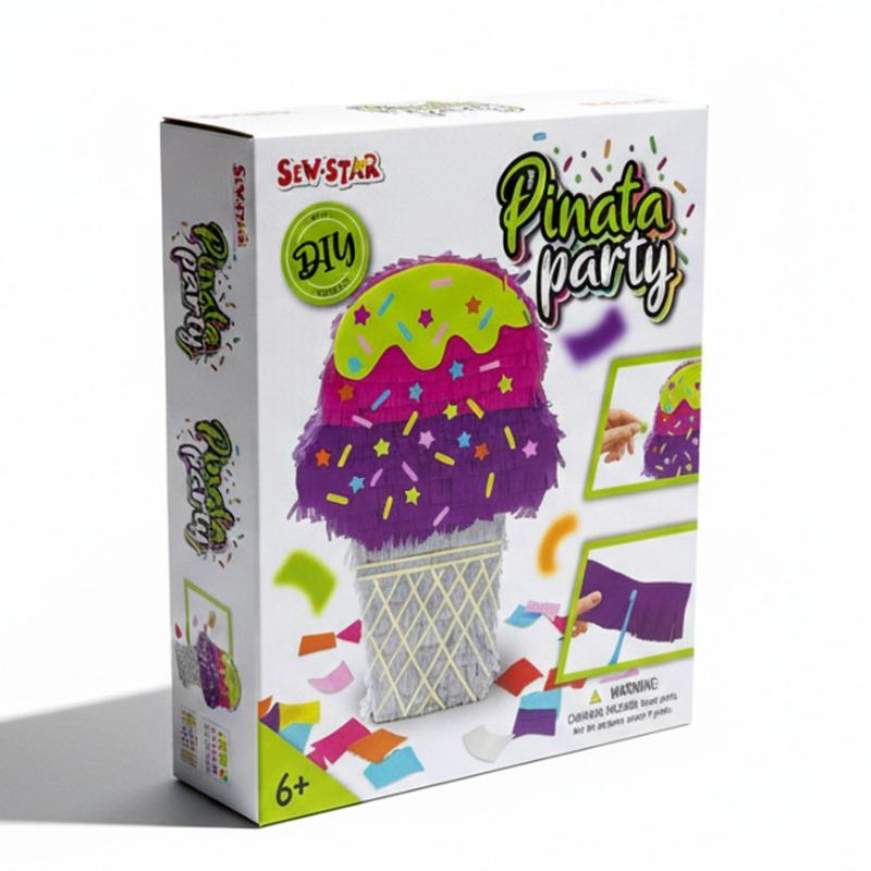 Themed Educational Pinata Party Kit - DIY Art Craft for Kids