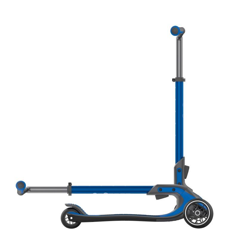 Globber Ultimum Adjustable Kids Scooter – Foldable 3-Wheel Ride On – Navy Blue