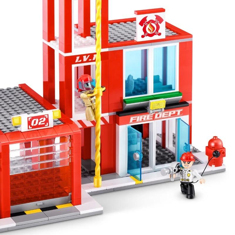 MAX City Fire Adventure Fire Station Construction Set