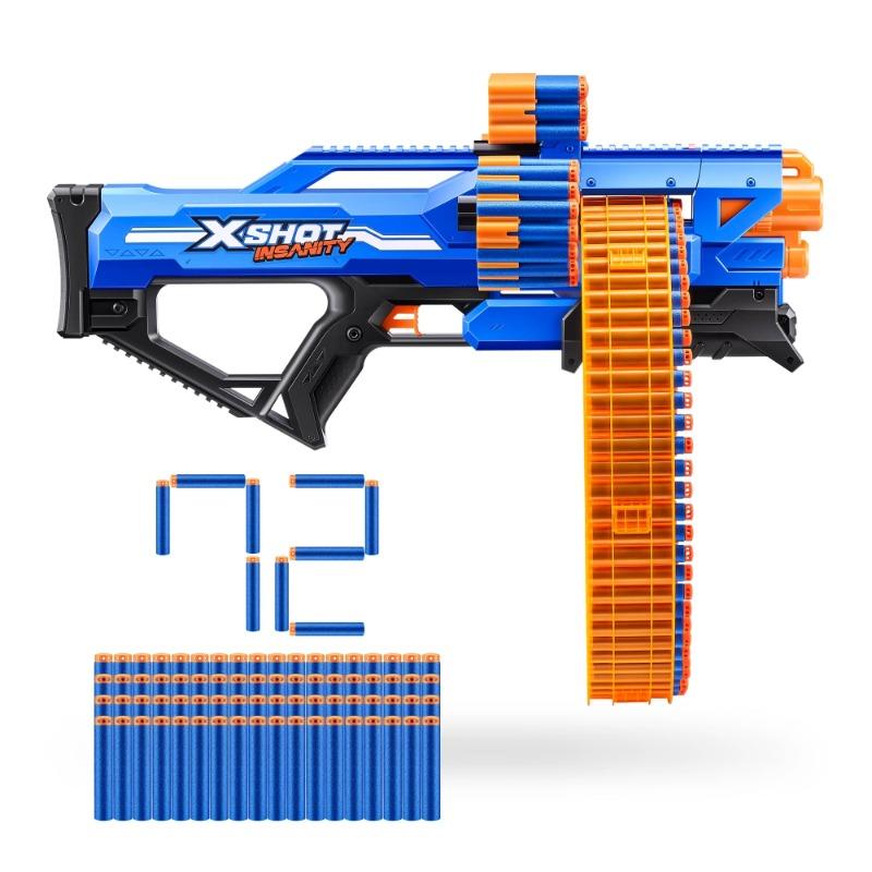 X Shot Insanity Mad Mega Barrel 72 Darts