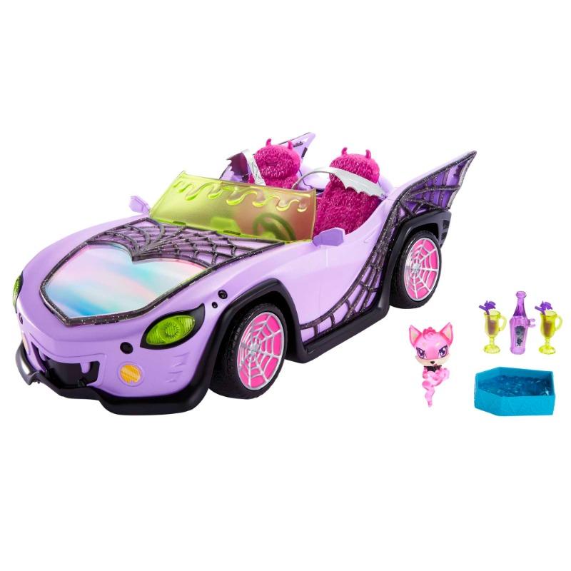 Monster High Car Ghoul Mobile with Pet and Accessories