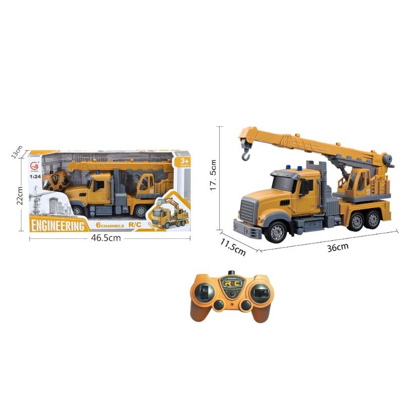 Long Head Engineering Crane with Lights & Charger R/C