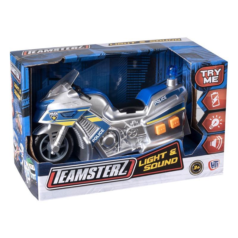 Teamsterz Mighty Machines Police Motorbike - Small