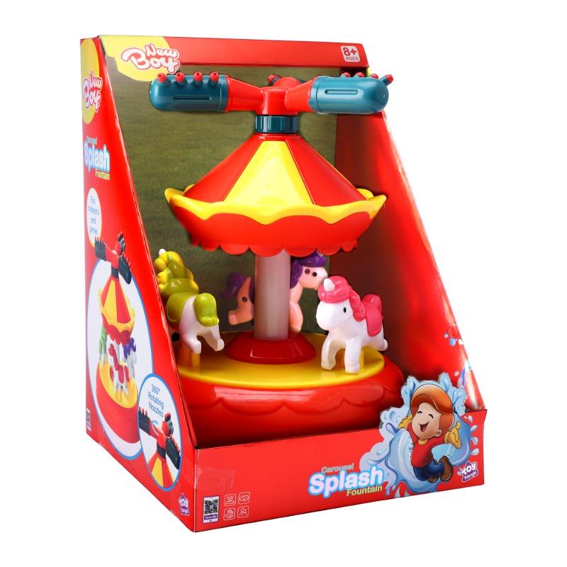 New Boy Carousel Splash Fountain