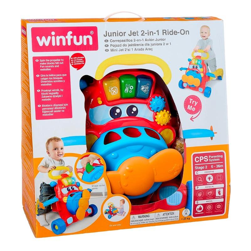 Winfun Junior Jet 2 In 1 Rideon