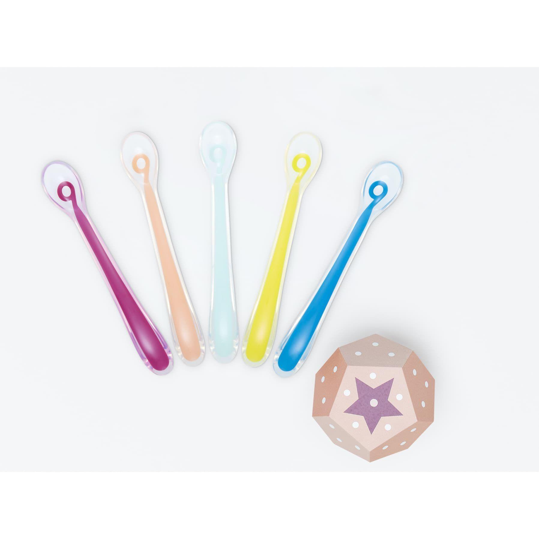 Babymoov - Silicon Spoons 1st Age 5 Pack