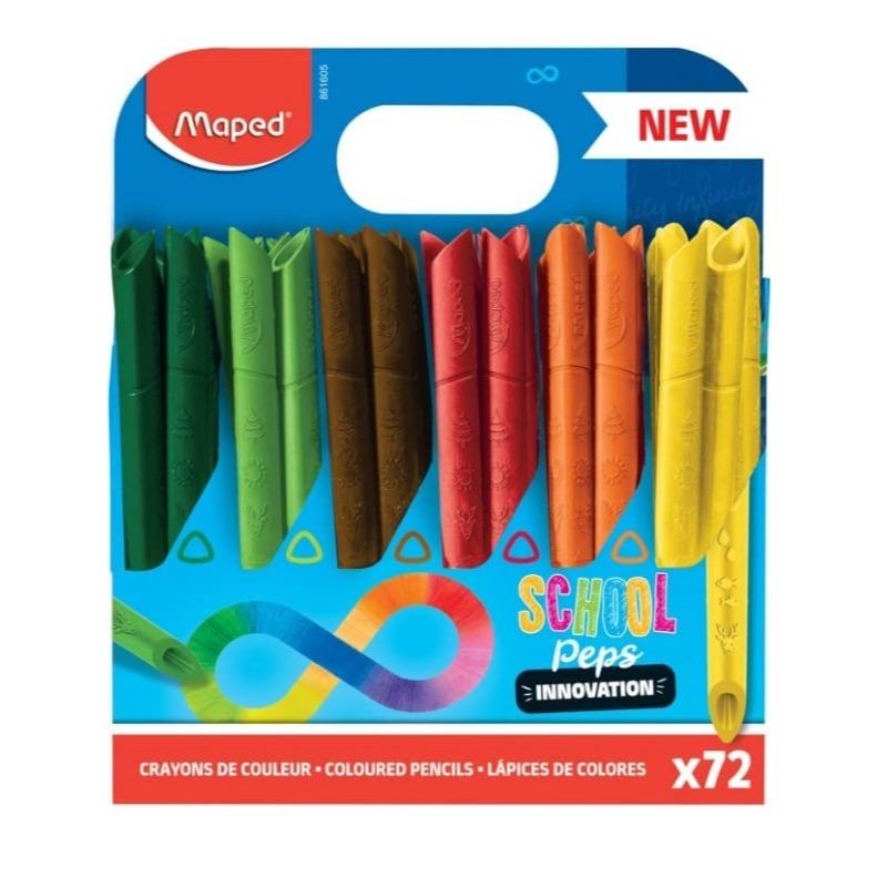 Maped Color Pencils Infinity Pac - 72 colors