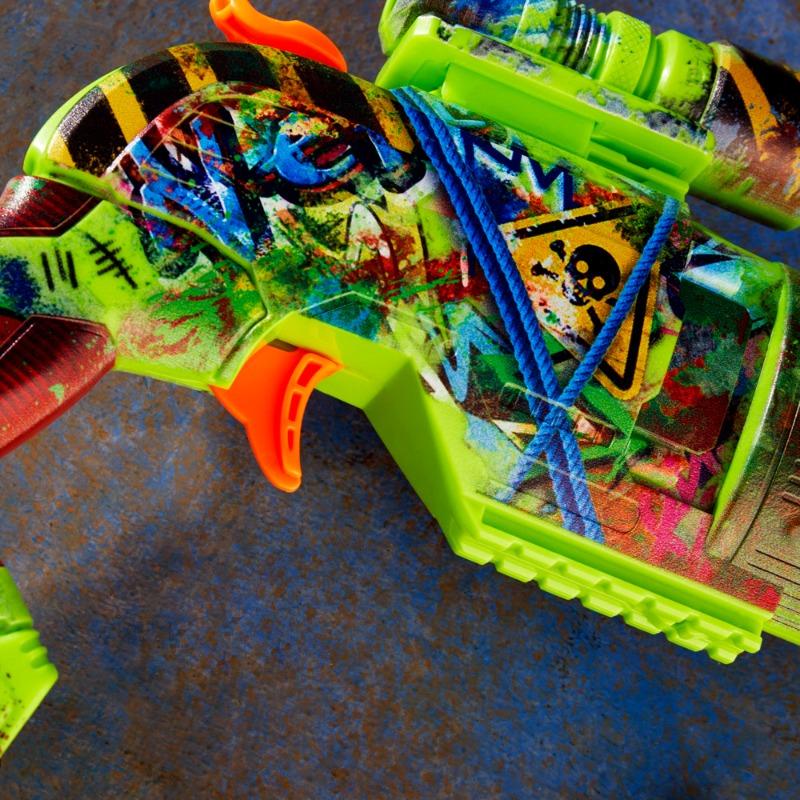 Nerf Zombie Driller Dart Blaster with 16 Nerf Elite Darts