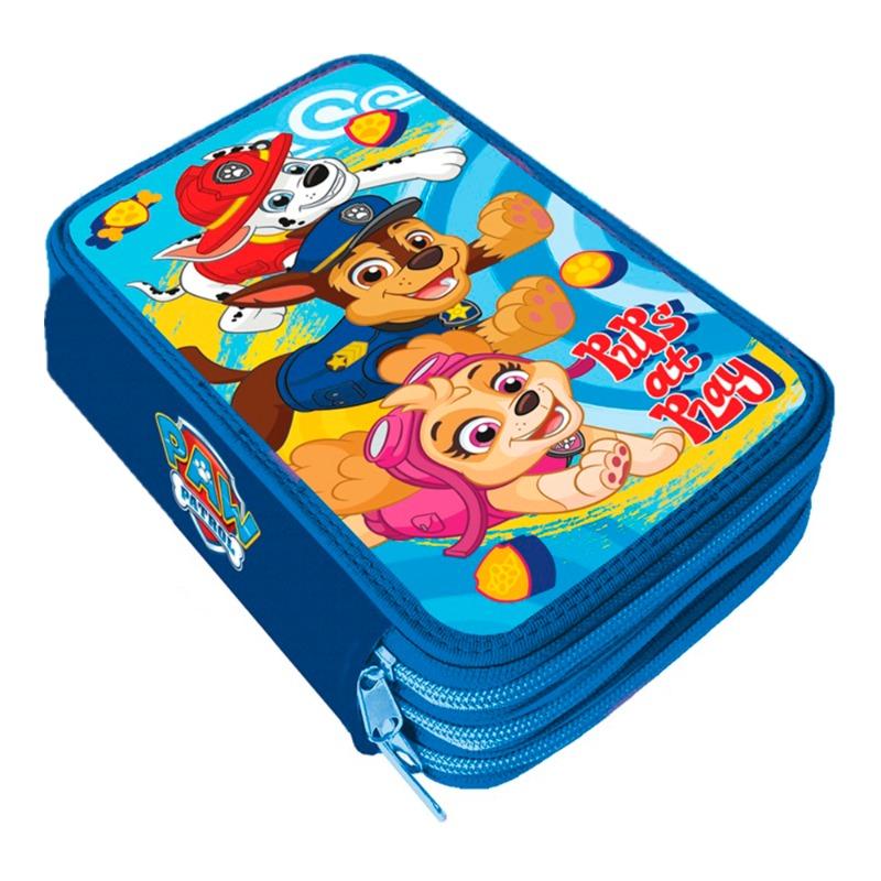 Paw Patrol 3 Zippers Pencil Case