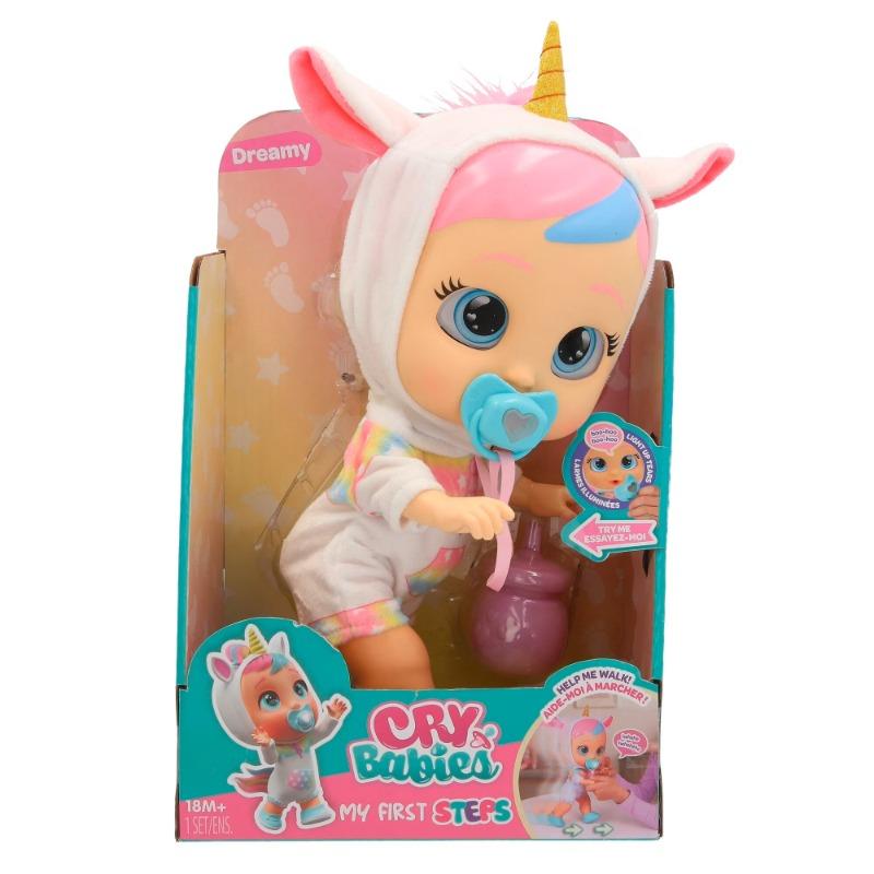 Cry Babies My First Steps Dreamy 12.2 Inch Plush Toys Doll